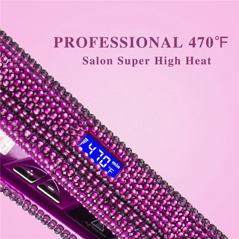 Rhinestone Hair Straightener