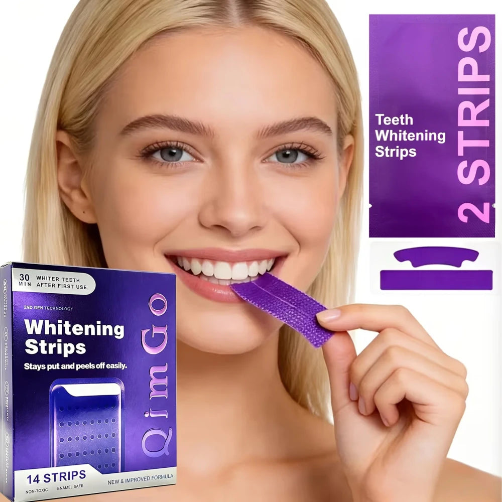 Upgraded Purple Teeth Whitening Strips