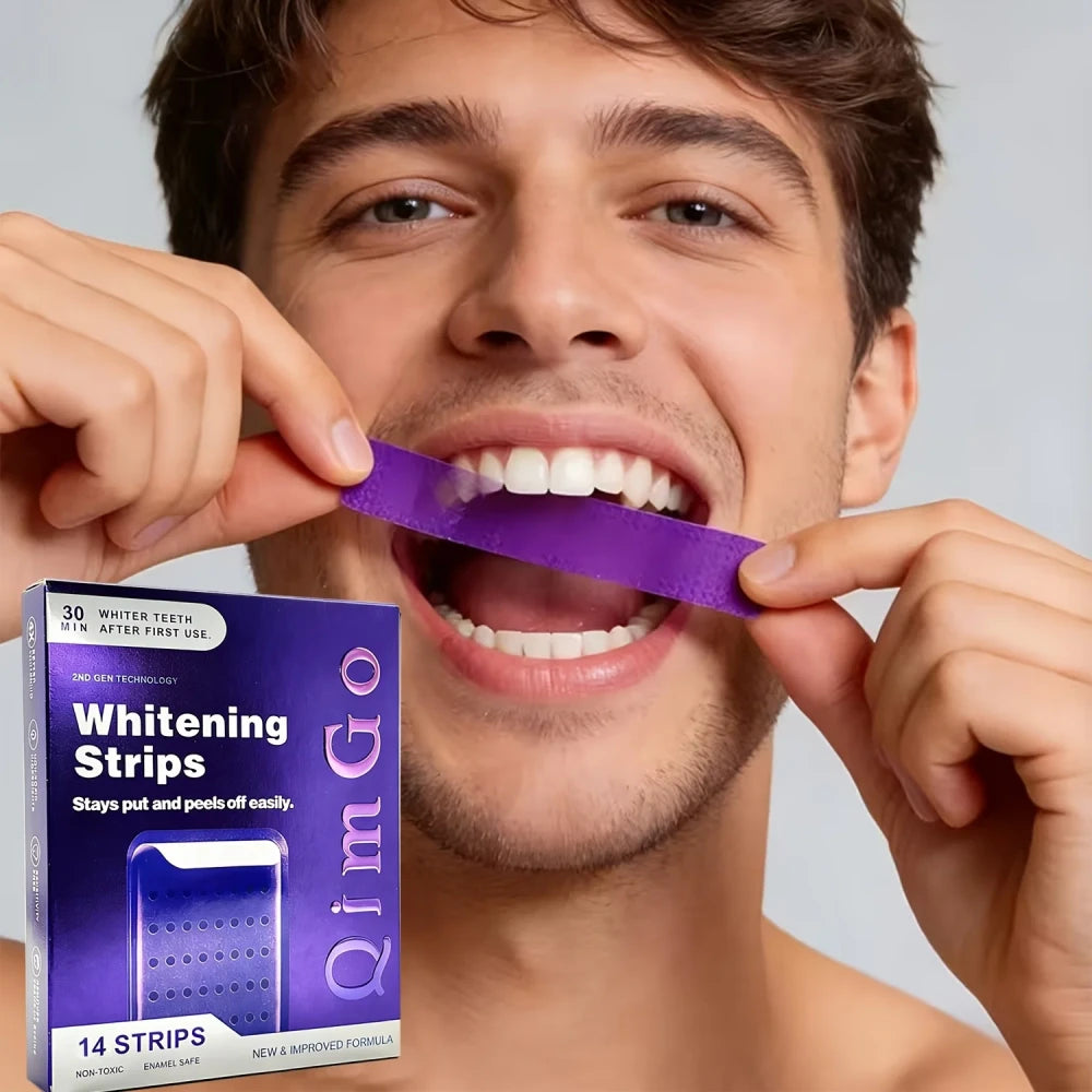 Upgraded Purple Teeth Whitening Strips