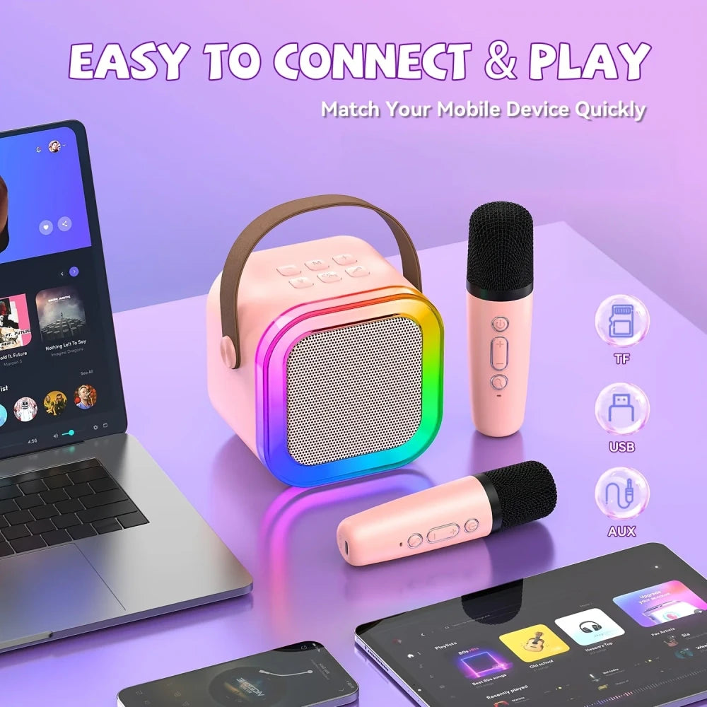 Mini Karaoke Machine Pink