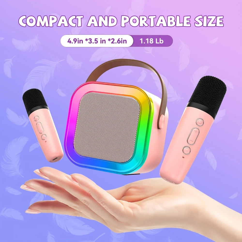 Mini Karaoke Machine Pink